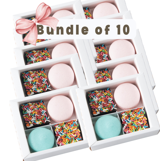 Bundle of 10 4pcs Macaron and Brownie Gift Set | $88