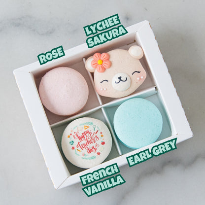 Happy Teacher's Day | 4in1 Female Bear Macaron | $13.80 Nett