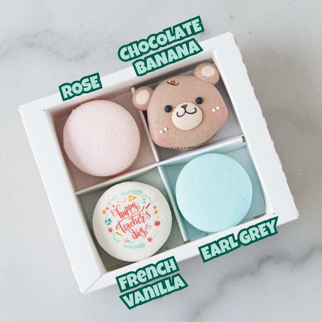 Happy Teacher's Day | 4in1 Male Bear Macaron | $13.80 Nett