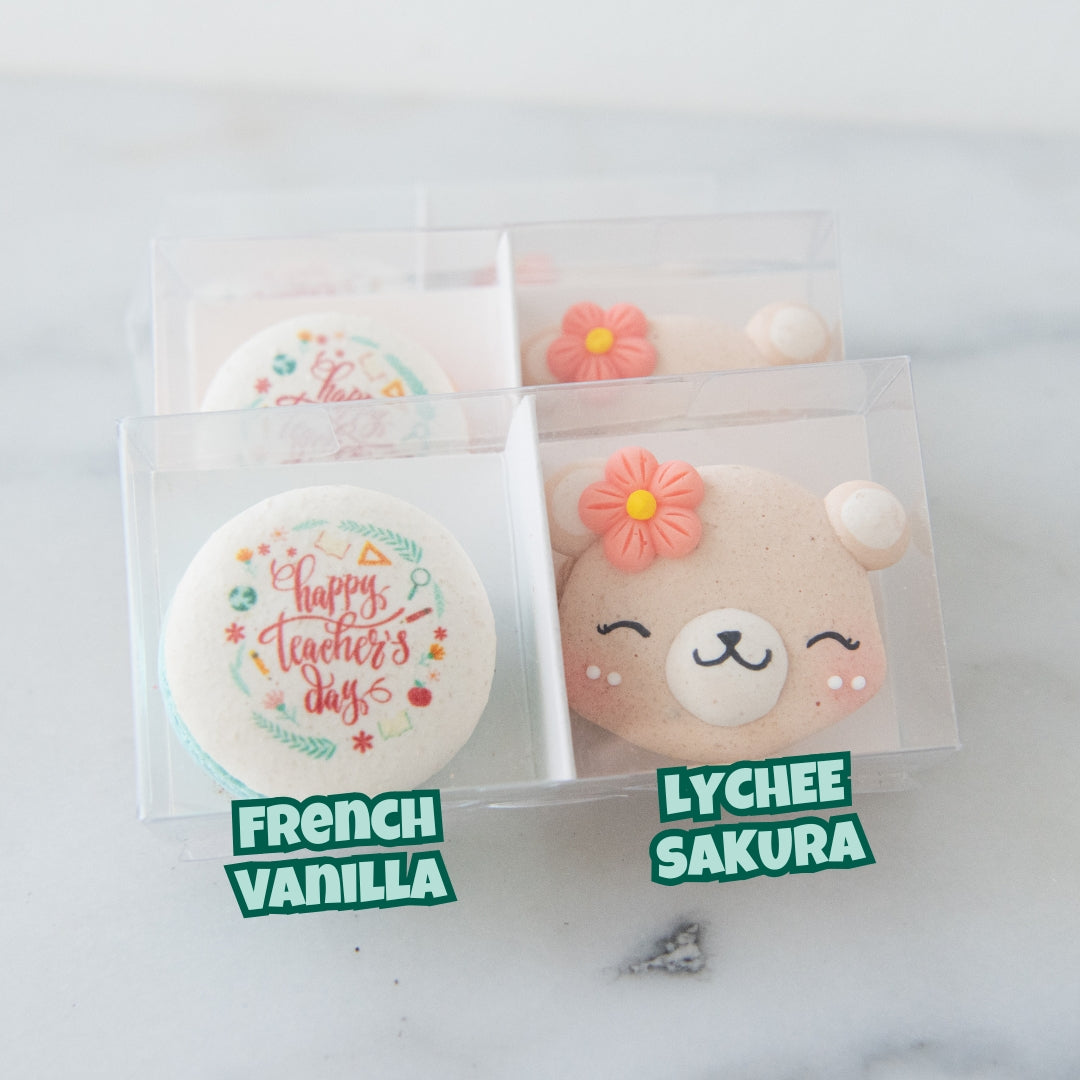 Happy Teacher's Day | 2in1 Female Bear Macaron | $8.80 Nett