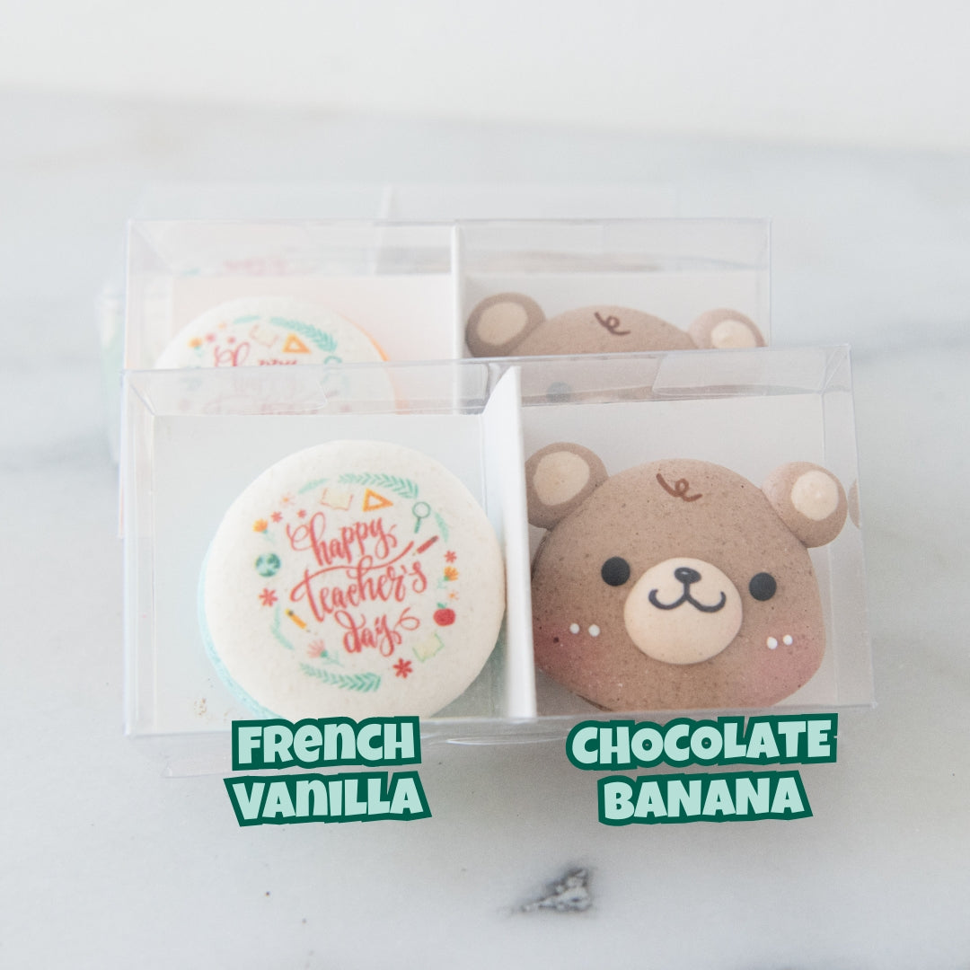 Happy Teacher's Day | 2in1 Male Bear Macaron | $8.80 Nett Only
