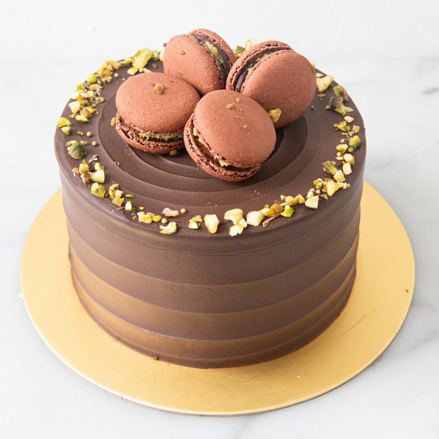 Dubai Kunafa Cake Upsize | Including 4pcs Dubai Kunafa Macaron | $88 Nett