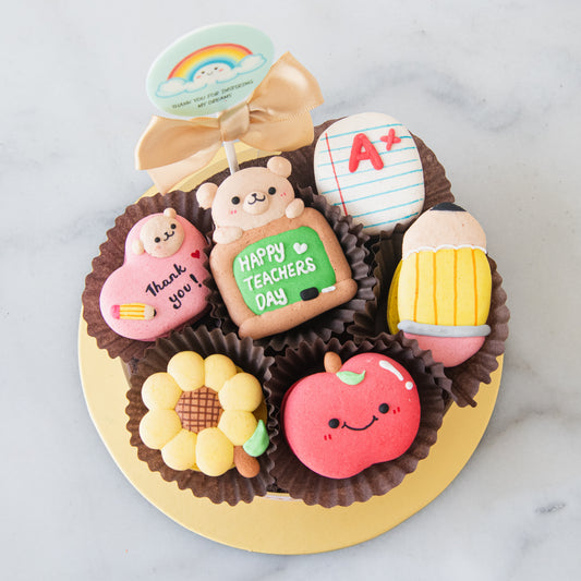 Happy Teacher's Day | A+ Appreciation Macaron Brownie Surprise | $55.80 Nett