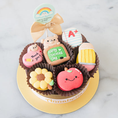 Happy Teacher's Day | A+ Appreciation Macaron Brownie Surprise | $55.80 Nett