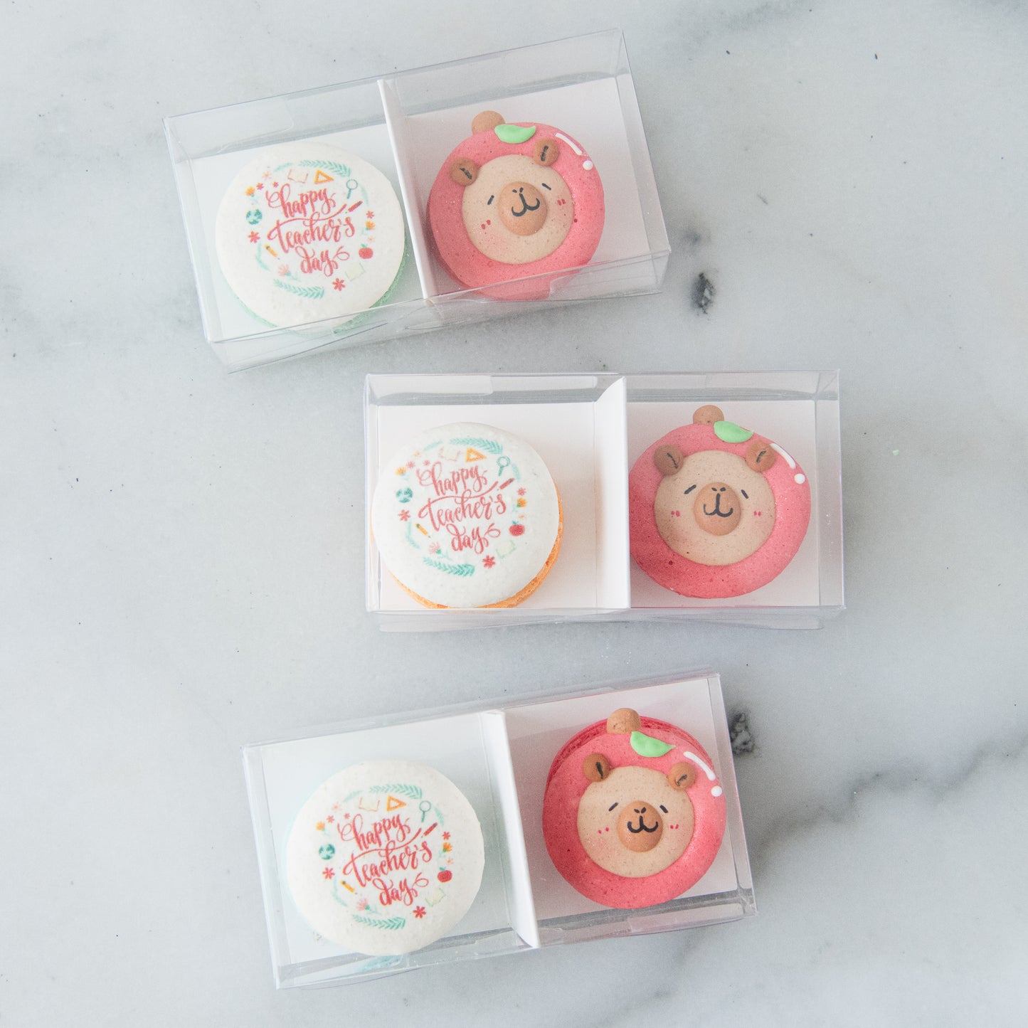 Happy Teacher's Day | 2in1 Teacher Capy Macaron | $8.80 Nett