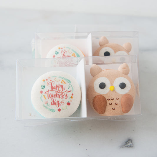 Happy Teacher's Day | 2in1 Wise Owl Macaron | $8.80 Nett