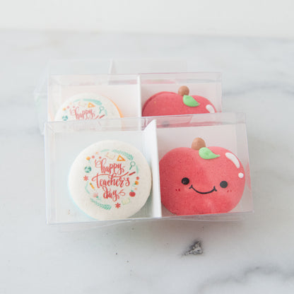 Happy Teacher's Day | 2in1 Apple Macaron | $8.80 Nett