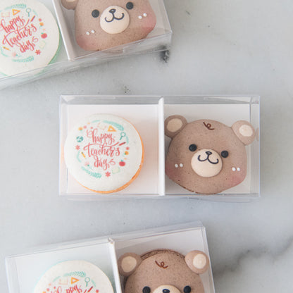 Happy Teacher's Day | 2in1 Male Bear Macaron | $8.80 Nett Only