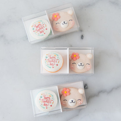 Happy Teacher's Day | 2in1 Female Bear Macaron | $8.80 Nett