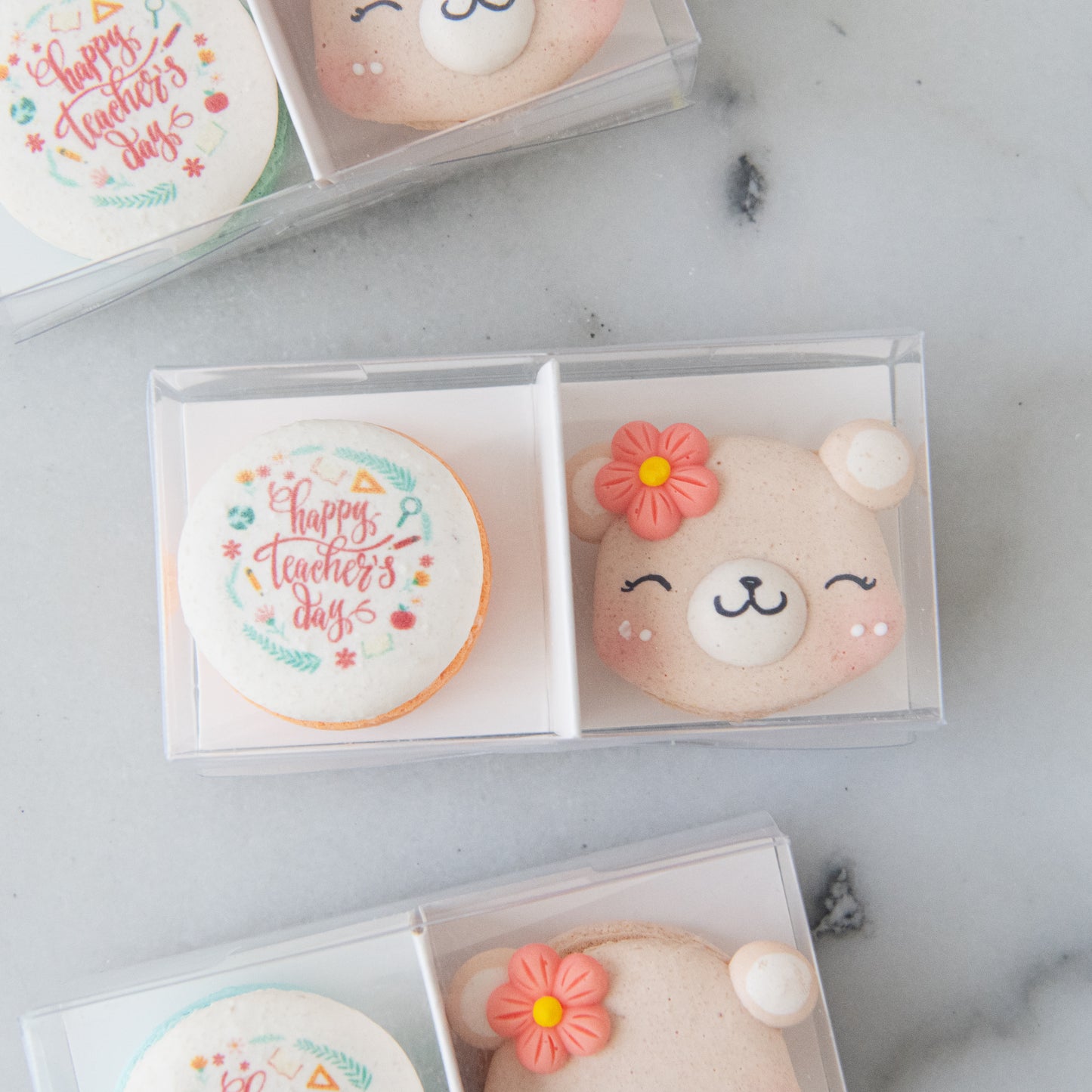 Happy Teacher's Day | 2in1 Female Bear Macaron | $8.80 Nett