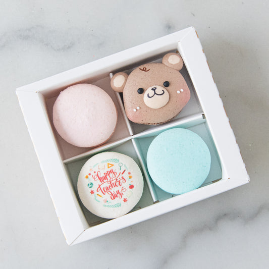 Happy Teacher's Day | 4in1 Male Bear Macaron | $13.80 Nett