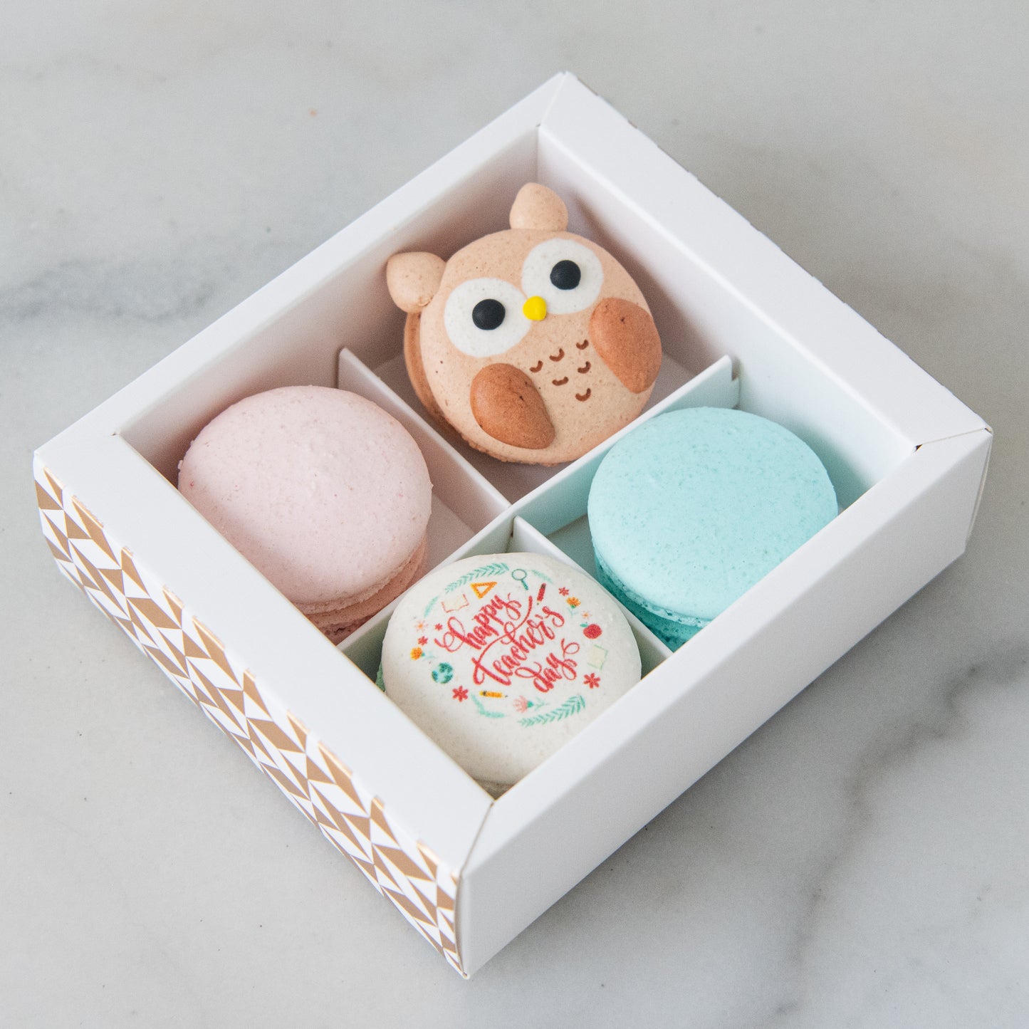 Happy Teacher's Day | 4in1 Wise Owl Macaron | $13.80 Nett Only
