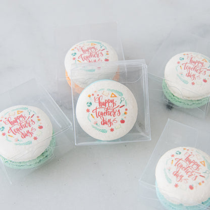 Happy Teacher's Day | Happy Teachers day 1pc macaron | $4.80 Nett