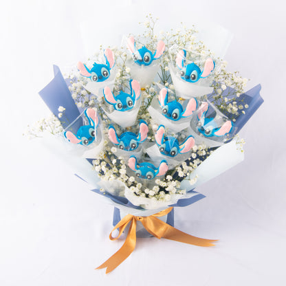 Disney Stitch Macaron Bouquet | $148 Nett