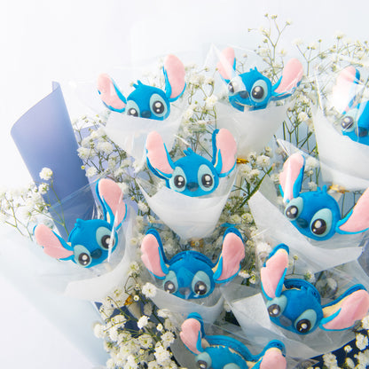Disney Stitch Macaron Bouquet | $148 Nett