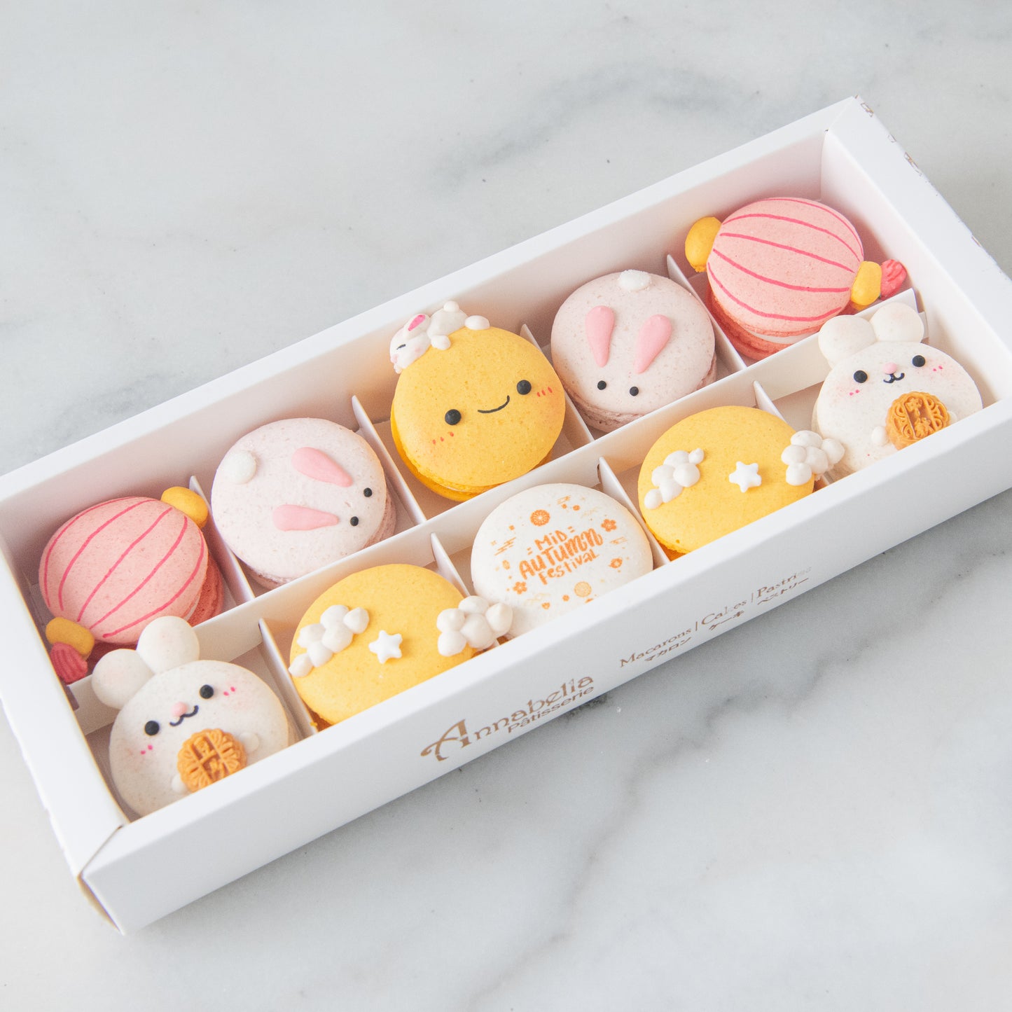 Happy Mid Autumn | 10in1 Sweet Moonlight Macaron | $45.80 Nett