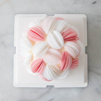 Customized Cake- Blush Petal Bloom Cake 🌸