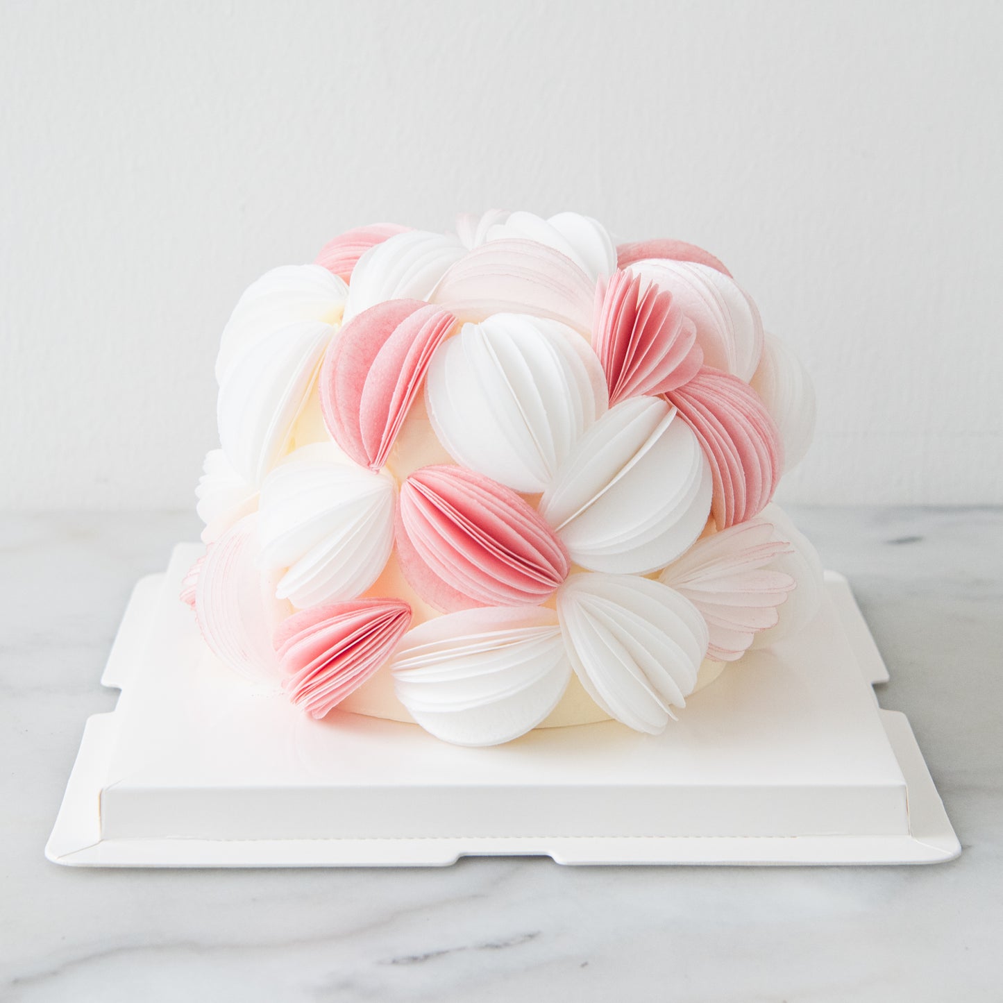 Customized Cake- Blush Petal Bloom Cake 🌸