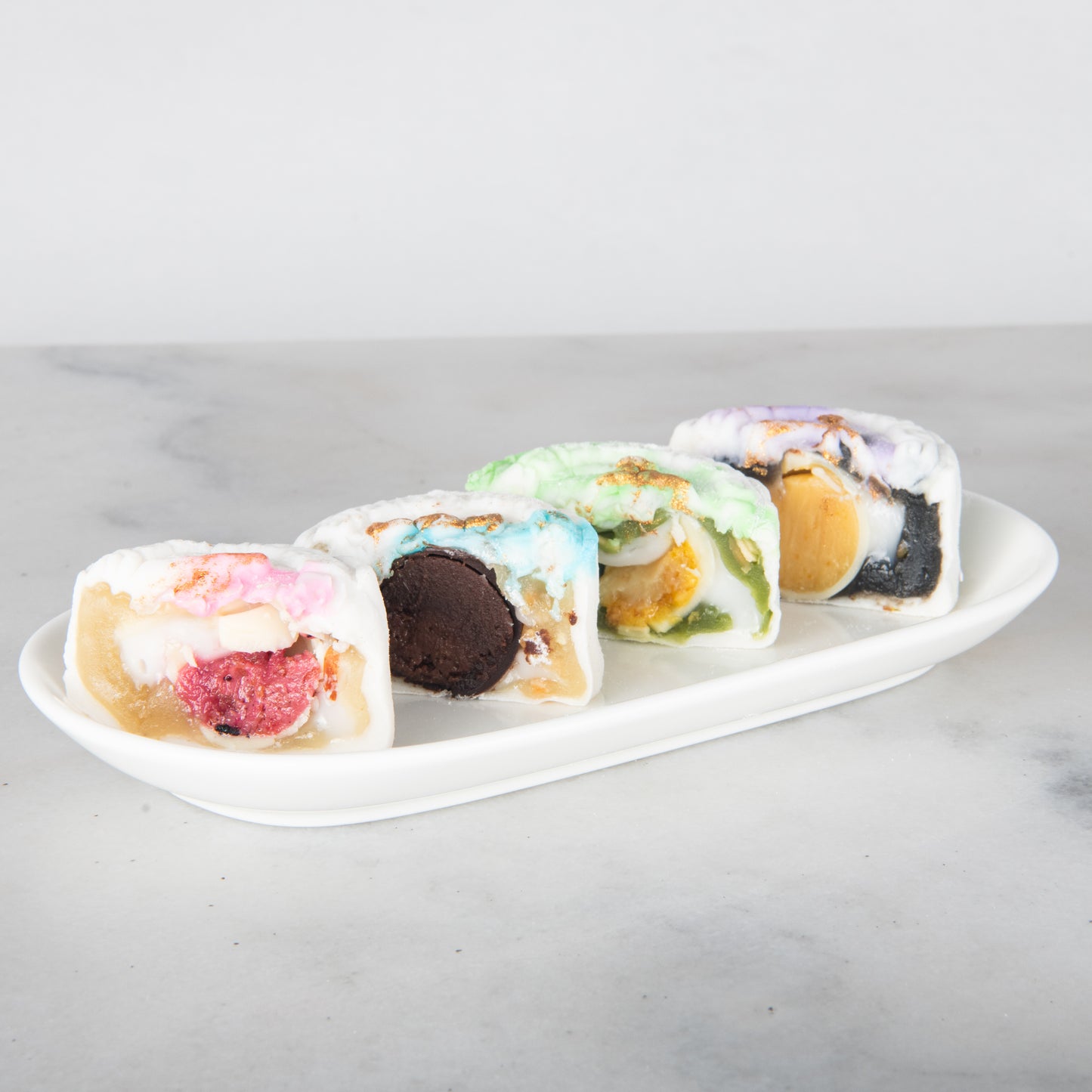 Happy Mid Autumn | Limited Edition Snowskin Truffle Mooncakes 8 pcs set ($65.80 each) | $158 (u.p.)