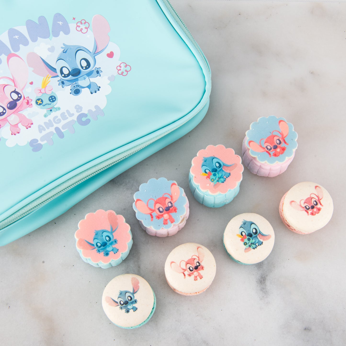 Happy Mid Autumn | Disney Stitch Snowskin Mooncake 4+4pcs Set | FREE Stitch Bag | $48.80 (U.P $158.00)