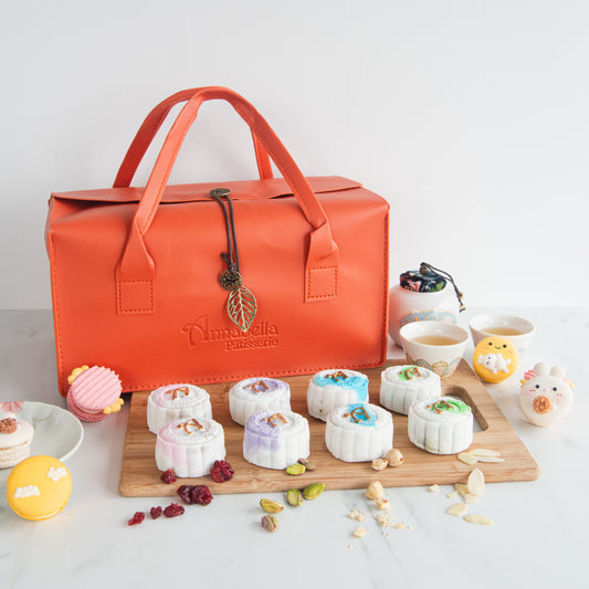 Happy Mid Autumn | Limited Edition Snowskin Truffle Mooncakes 8 pcs set ($65.80 each) | $158 (u.p.)