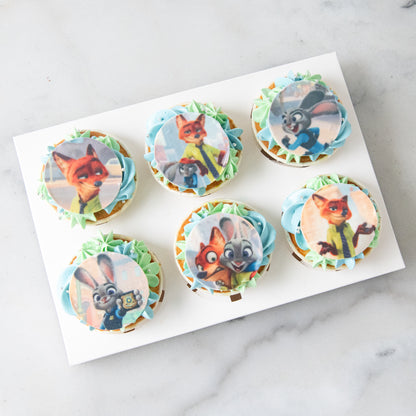Disney Zootopia 6pcs Cupcake |($38.80 Nett)
