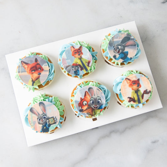Disney Zootopia 6pcs Cupcake |($38.80 Nett)