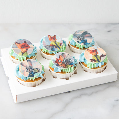 Disney Zootopia 6pcs Cupcake |($38.80 Nett)