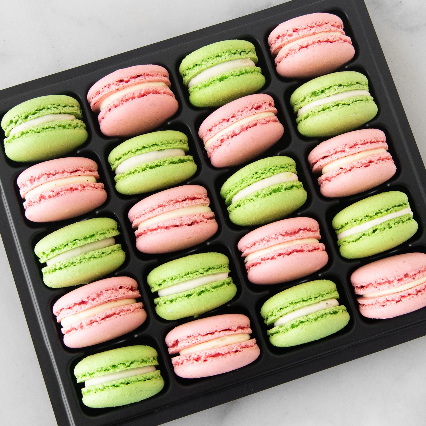 🔥8.8 SALE🔥| Pink and Green 20 pcs Party Tray Macarons | NOW FOR ONLY $43.80 (U.P $98.80)