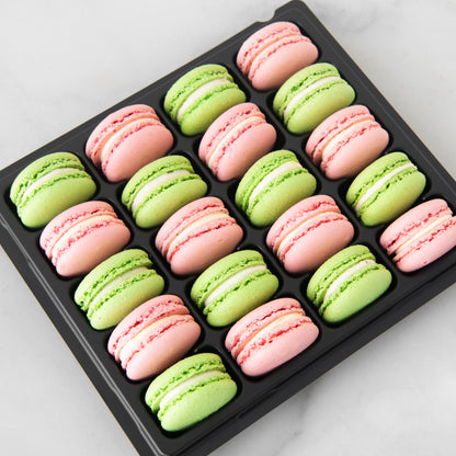 🔥8.8 SALE🔥| Pink and Green 20 pcs Party Tray Macarons | NOW FOR ONLY $43.80 (U.P $98.80)