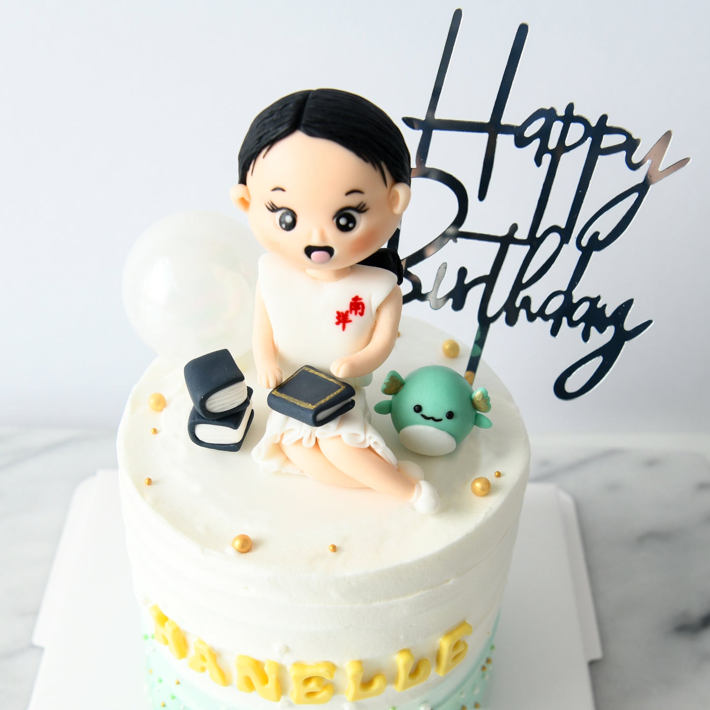 Customized Cake - Cute Little Girl Cake