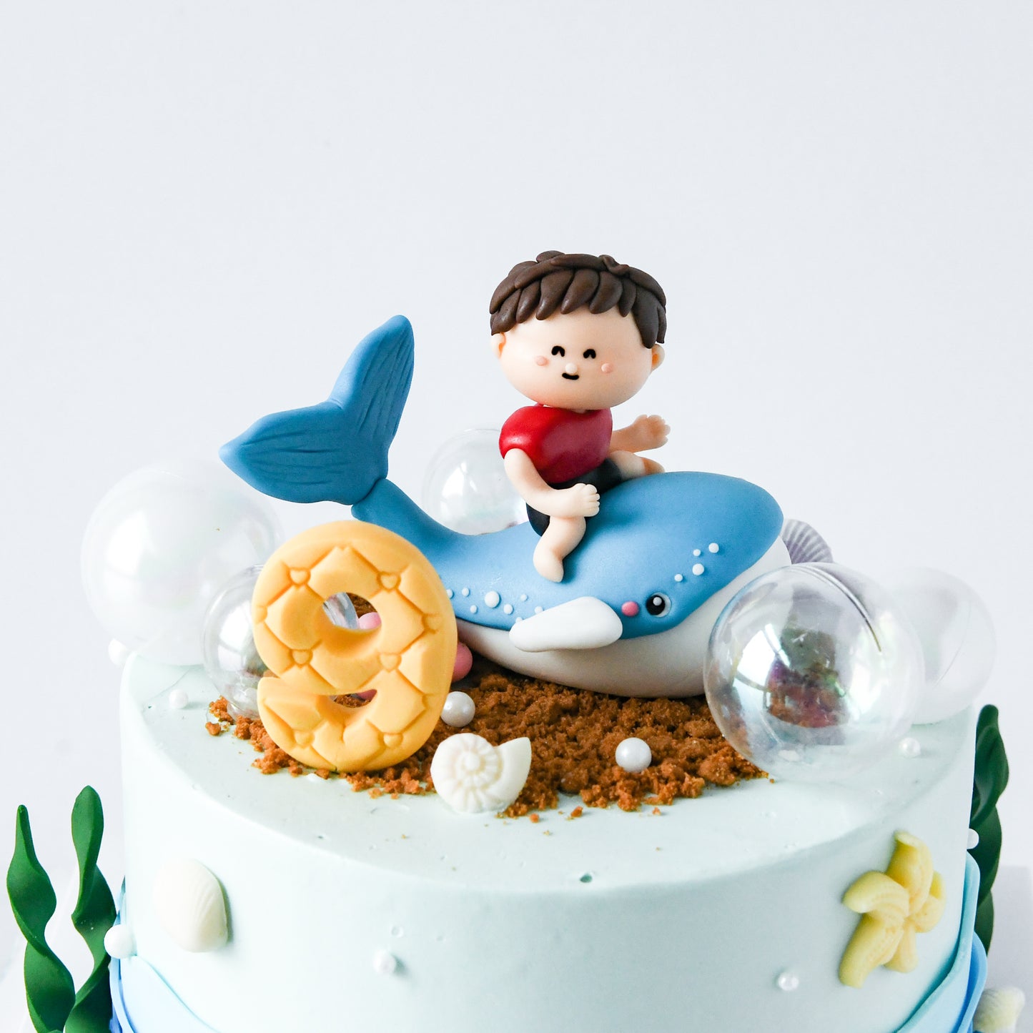 Customized Cake - Little Boy Sea Theme Cake