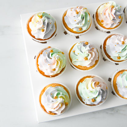Rainbow Mini Cupcakes 16 pcs Set | U.P $68.80