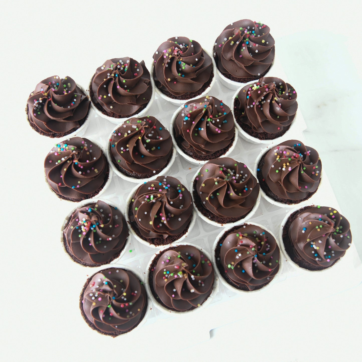 Bundle of 2 Chocolate Mini Cupcakes 16 pcs Set |  $88 Nett