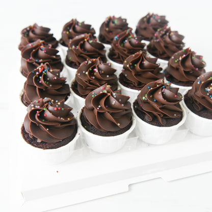 Bundle of 2 Chocolate Mini Cupcakes 16 pcs Set |  $88 Nett
