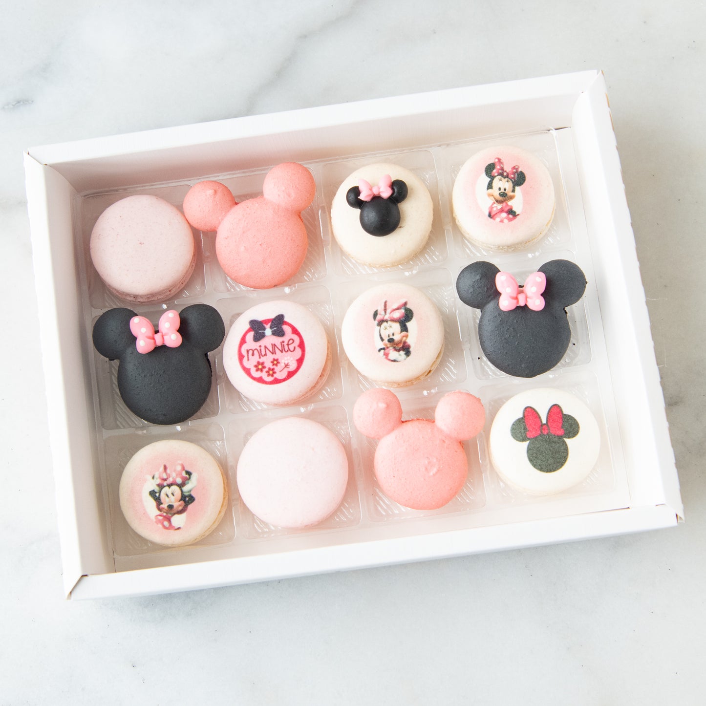 Disney Minnie Mouse 12 pcs Macaron set | U.P $55.80