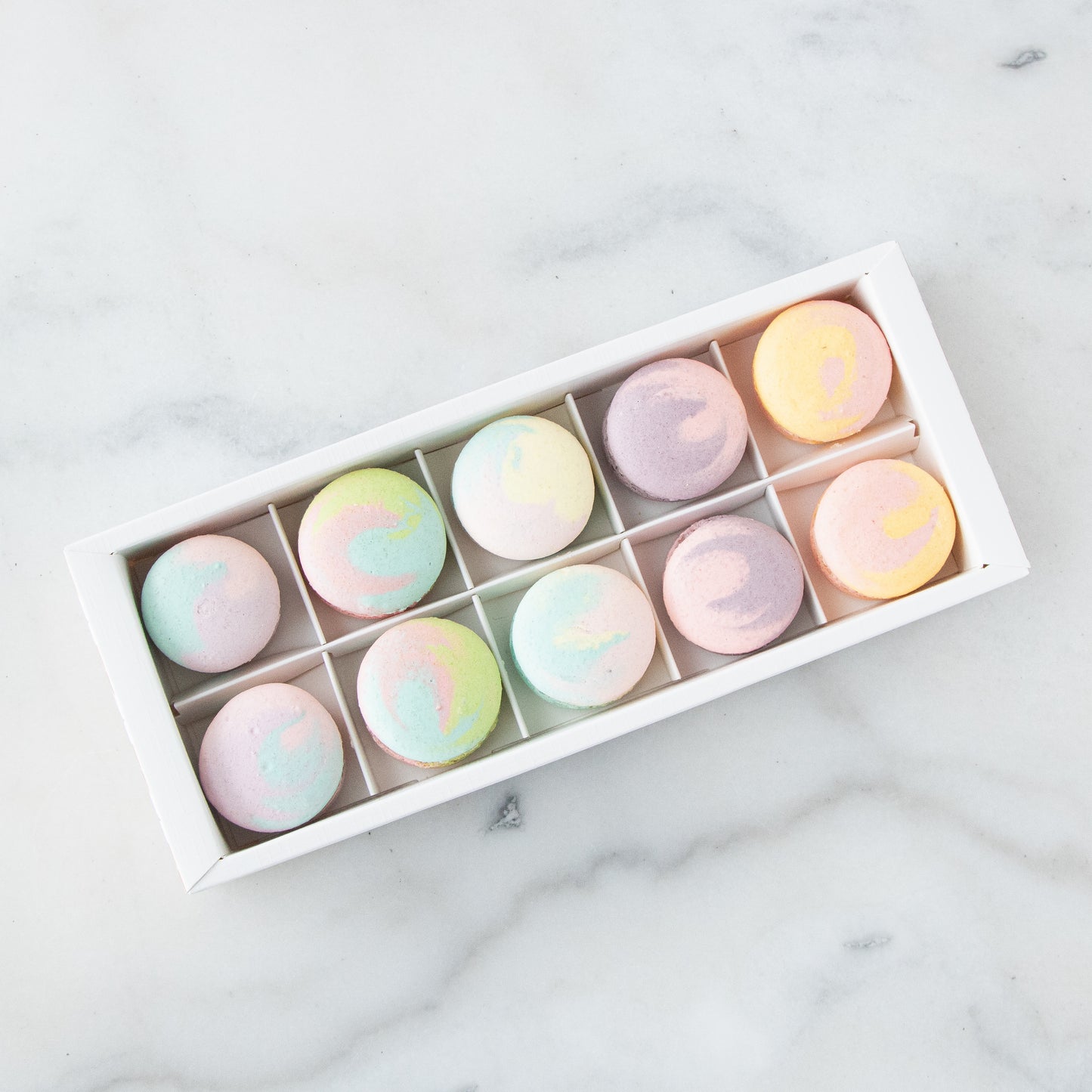 10pcs Marvelous Macarons (Marvellous 1) in Gift Box and Paper Bag | Perfect Gift Choice