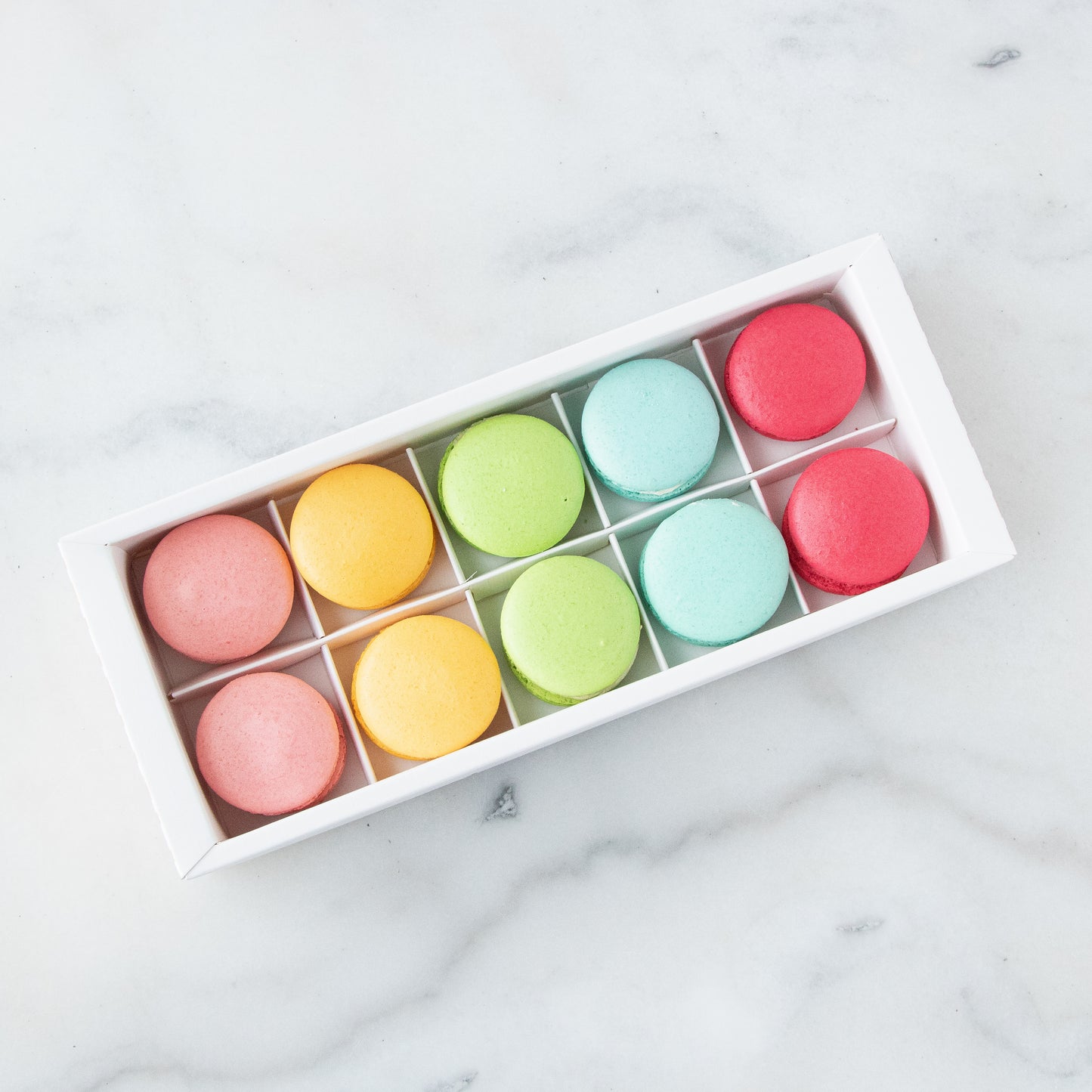 10pcs Classic Macarons (Premium1) in Gift Box and Paper Bag | Perfect Gift Choice