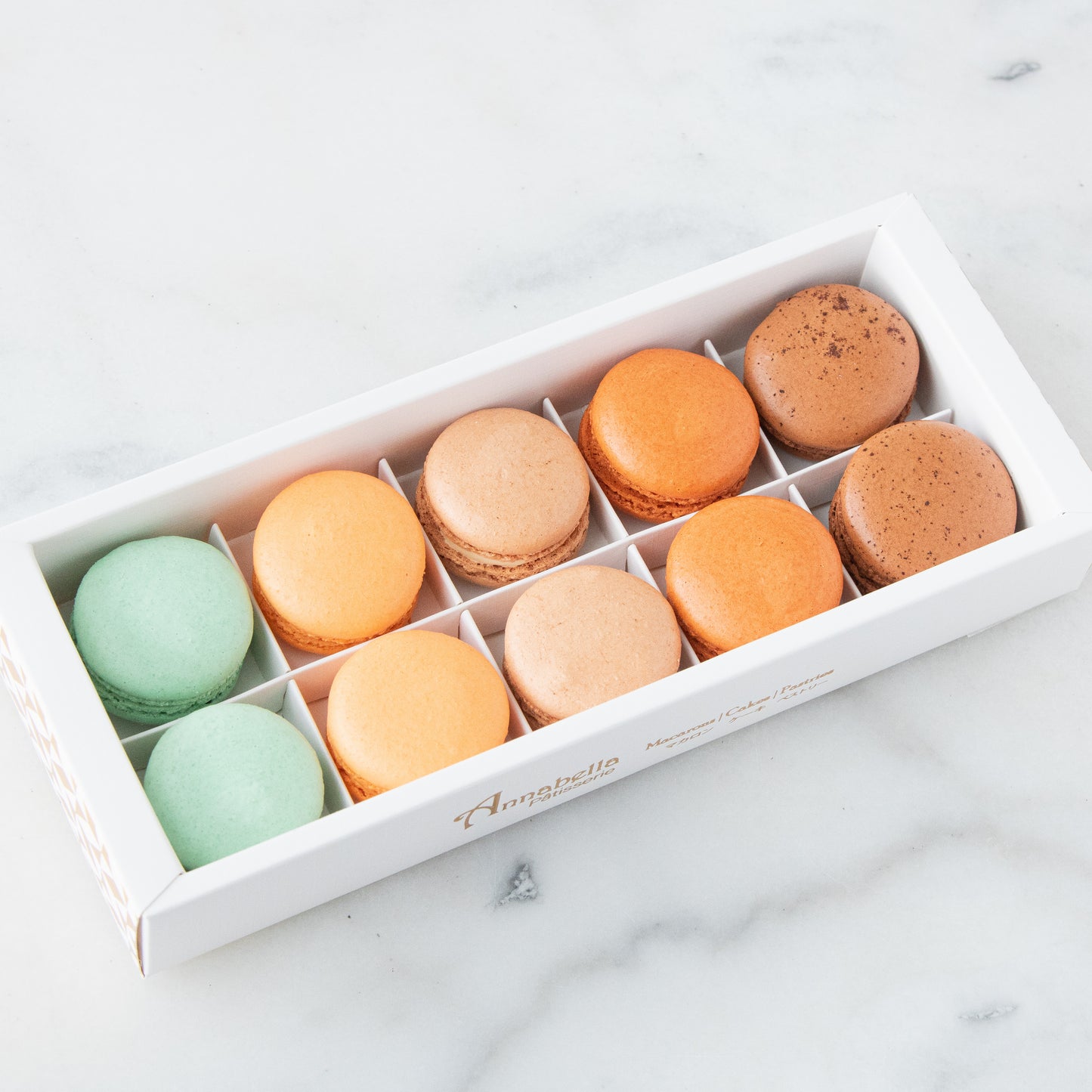 10pcs Classic Macarons (Classic4) in Gift Box and Paper Bag | Perfect Gift Choice | (U.P $28.00)