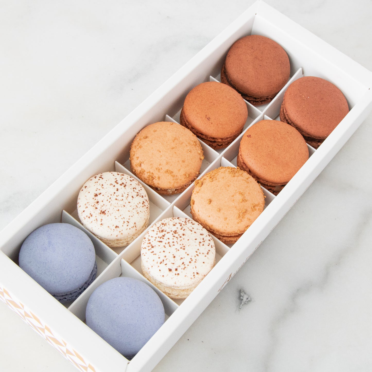 10pcs Classic Macarons (Premium2) in Gift Box and Paper Bag | Perfect Gift Choice