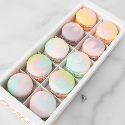 10pcs Marvelous Macarons (Marvellous 1) in Gift Box and Paper Bag | Perfect Gift Choice