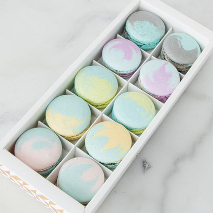 10pcs Marvelous Macarons (Marvellous 2) in Gift Box and Paper Bag | Prefect Gift Choice