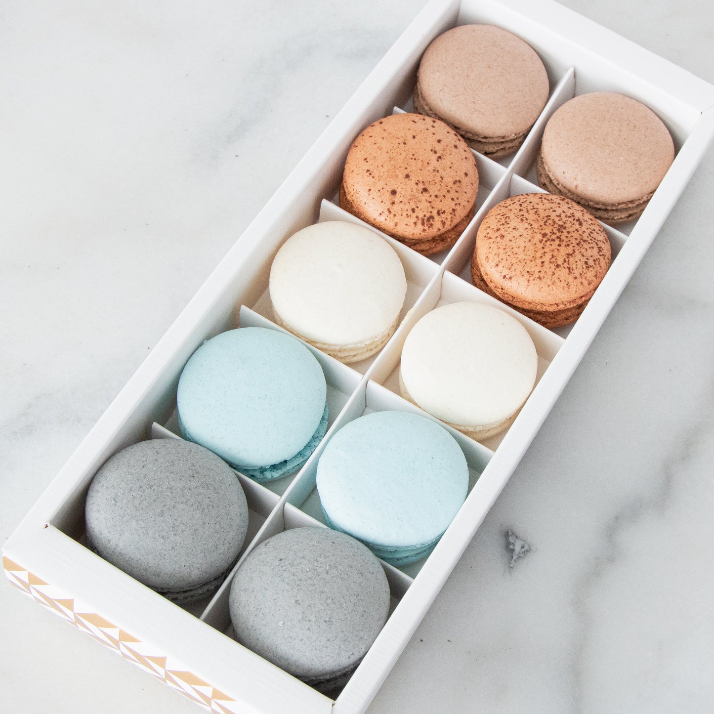 10pcs Classic Macarons (Classic3) in Gift Box and Paper Bag | Perfect Gift Choice | (U.P $28.00)