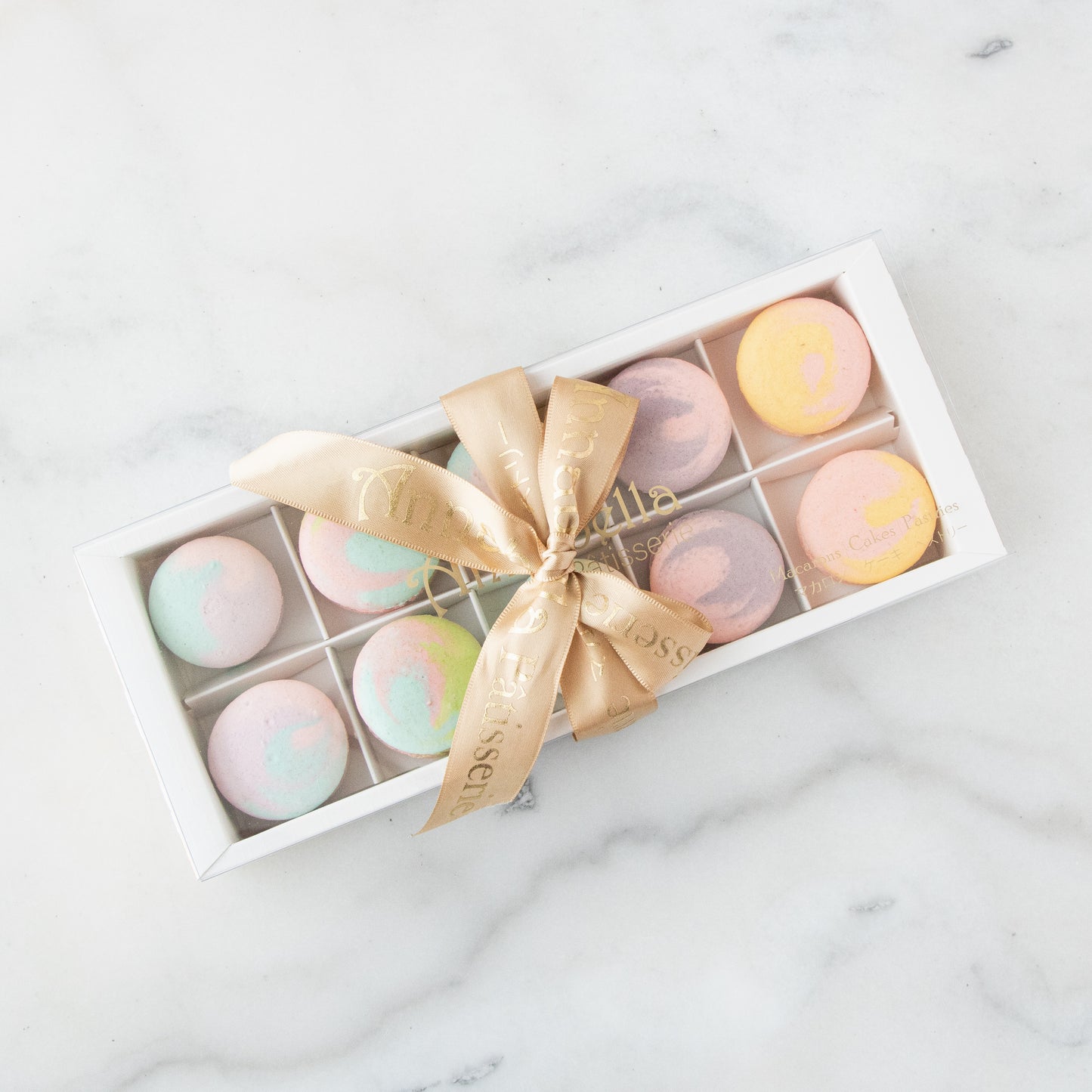 10pcs Marvelous Macarons (Marvellous 1) in Gift Box and Paper Bag | Perfect Gift Choice