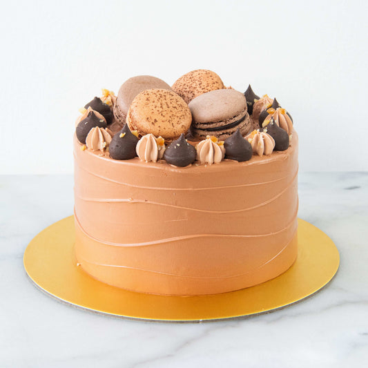 *New* Nutella Cake Upsize | Including 4 pcs Macarons | $68.80 Nett