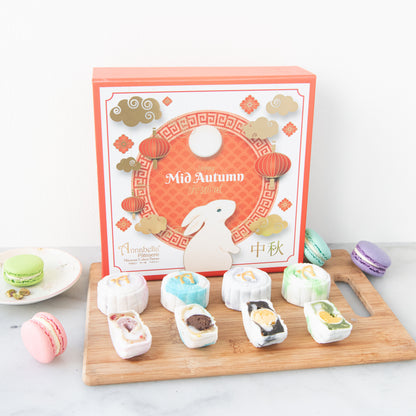 Happy Mid Autumn | Limited Edition Snowskin Truffle Mooncakes 8 pcs set | $55.80 (U.P $128.00)