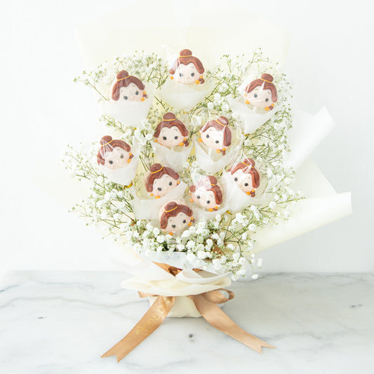 Disney Tsum Tsum Princess Belle Macaron Bouquet | ($138 Nett)