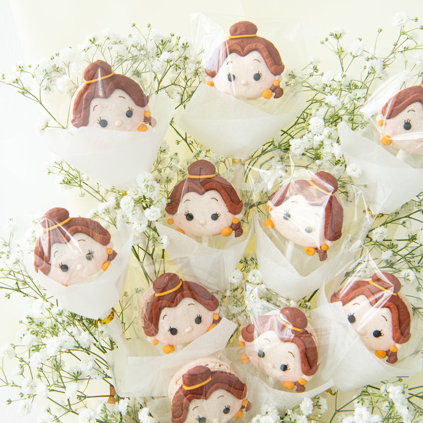 Disney Tsum Tsum Princess Belle Macaron Bouquet | ($138 Nett)