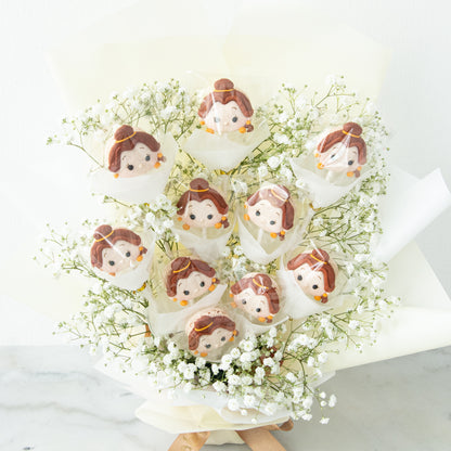 Disney Tsum Tsum Princess Belle Macaron Bouquet | ($138 Nett)