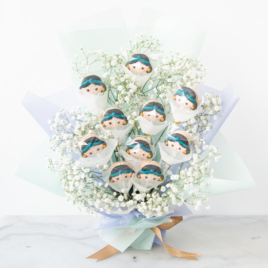 Disney Tsum Tsum Princess Jasmine Macaron Bouquet | ($138 Nett)